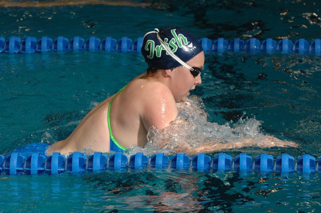 Notre Dame returns to action Friday (Oct. 31) with a home meet versus Pittsburgh.