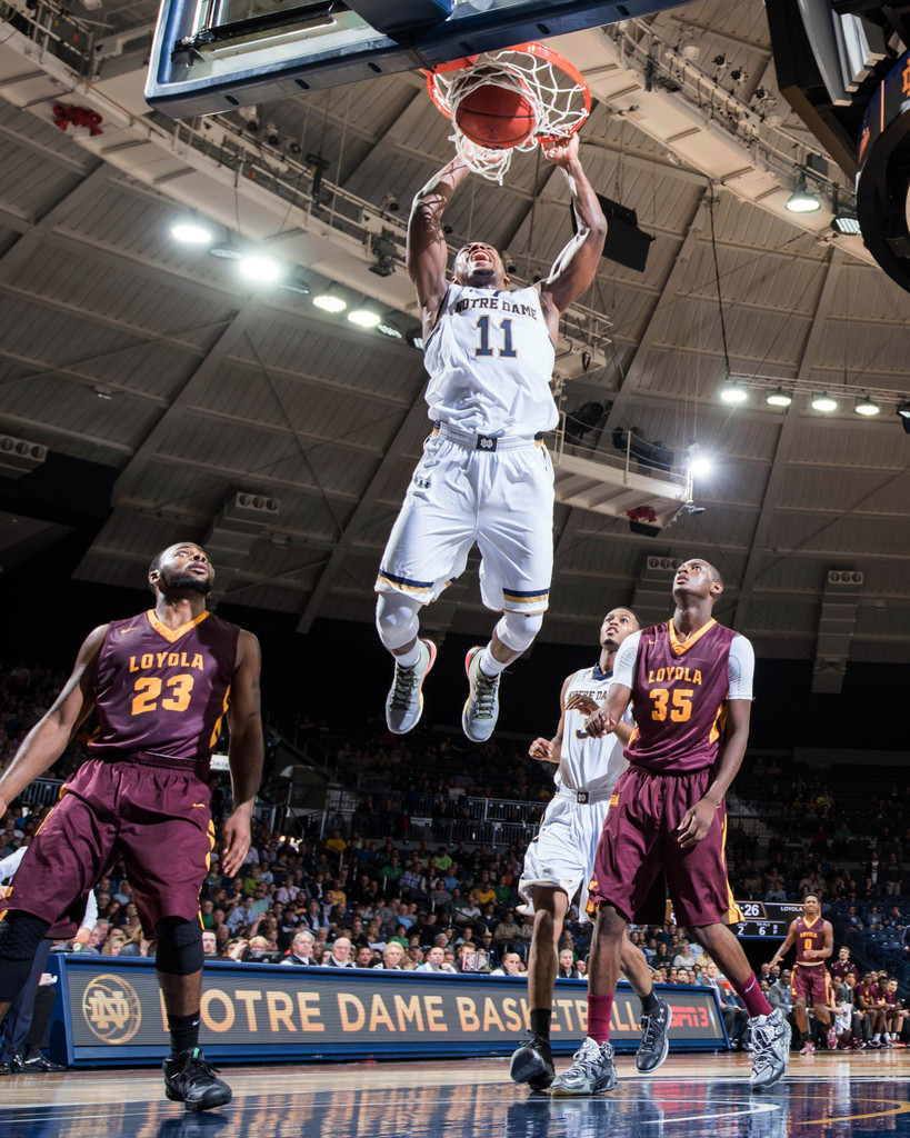 Notre Dame, 81 vs. Loyola Chicago, 61