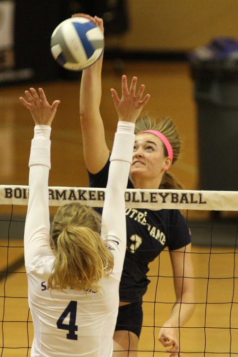 Freshman Sam Fry earned a spot on the all-tournament team for her solid weekend at Purdue.