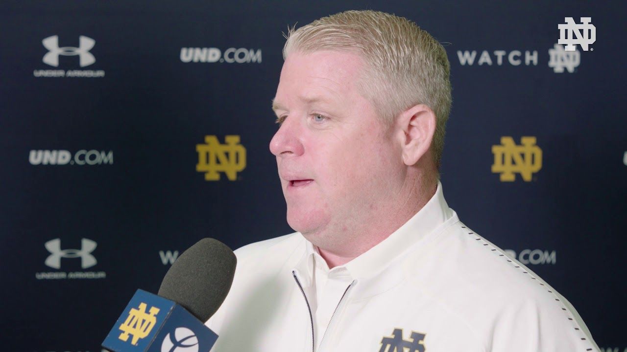 @NDFootball | Media Day Interview - Brian Polian (2018)