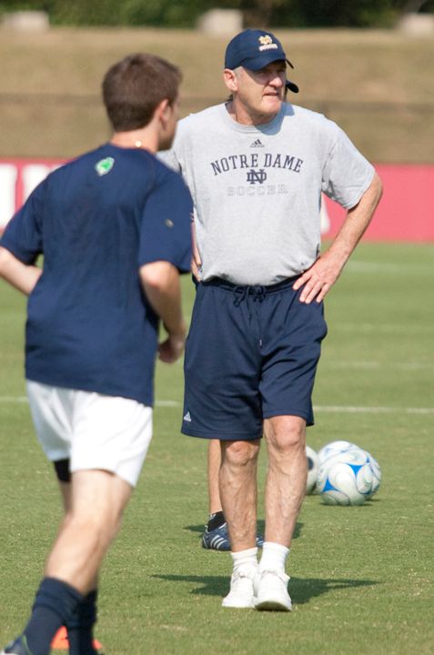 Head coach Bobby Clark and the Fighting Irish have an 11-game ACC schedule.