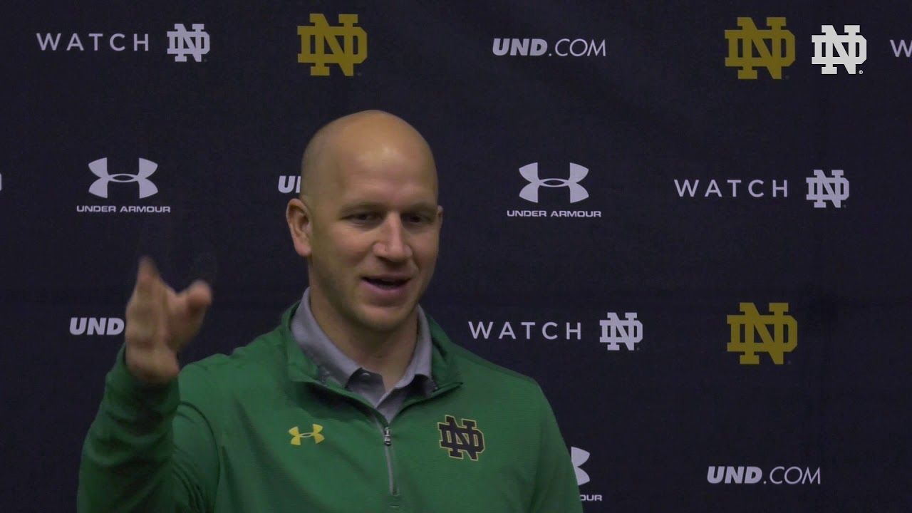 @NDFootball | Clark Lea Post Practice Press Conference 041119