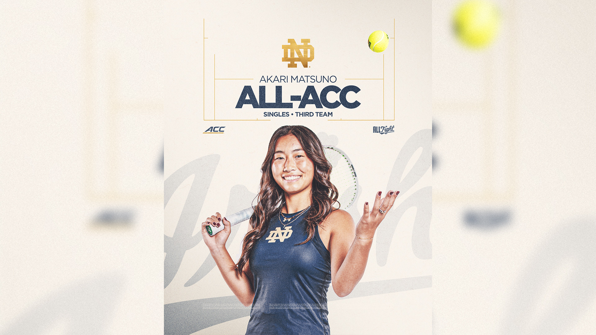 Matsuno Named to All-ACC Singles Third Team Matsuno Named to All-ACC Singles Third Team