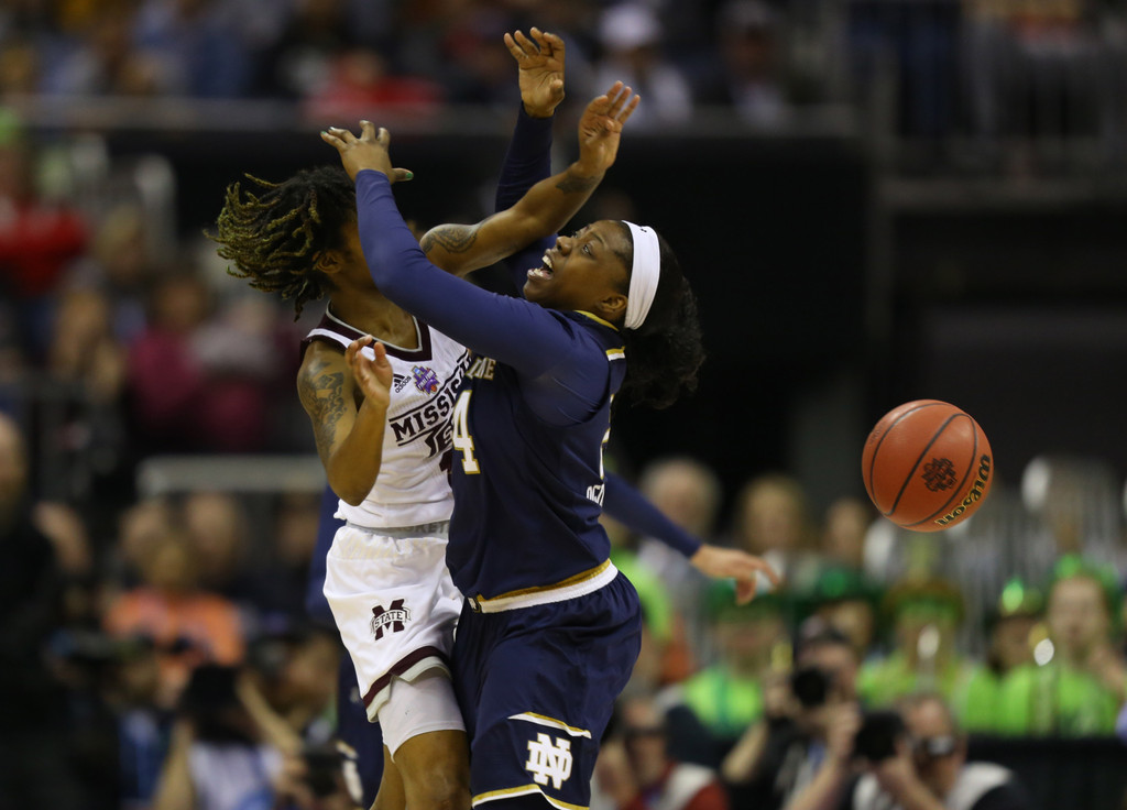 NCAA National Championship: ND WBB 61, Mississippi State 58 (USATSI)