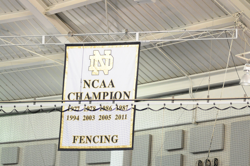 Notre Dame Fencing Dedication 10-20-2012