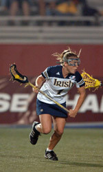 Irish Women’s Lacrosse Set To Open 2007 Season At James Madison On Sun., Feb. 18 Caitlin McKinney scored four goals and added two assists for six-point game in 16-13 loss at Syracuse.