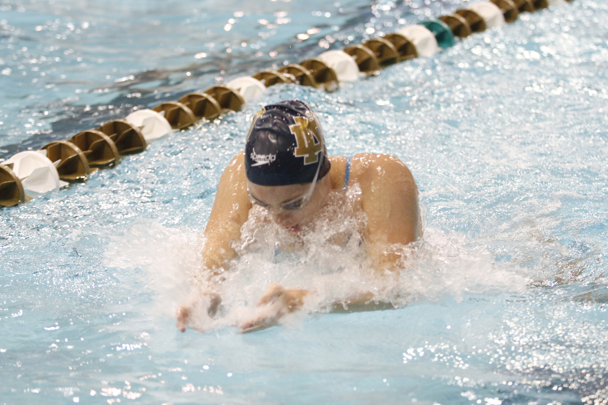 Irish Finish OSU Invitational With Six Top-Three Finishes On Sunday Senior Lauren Stauder closed out her final home meet with a victory in the 200 breastroke.