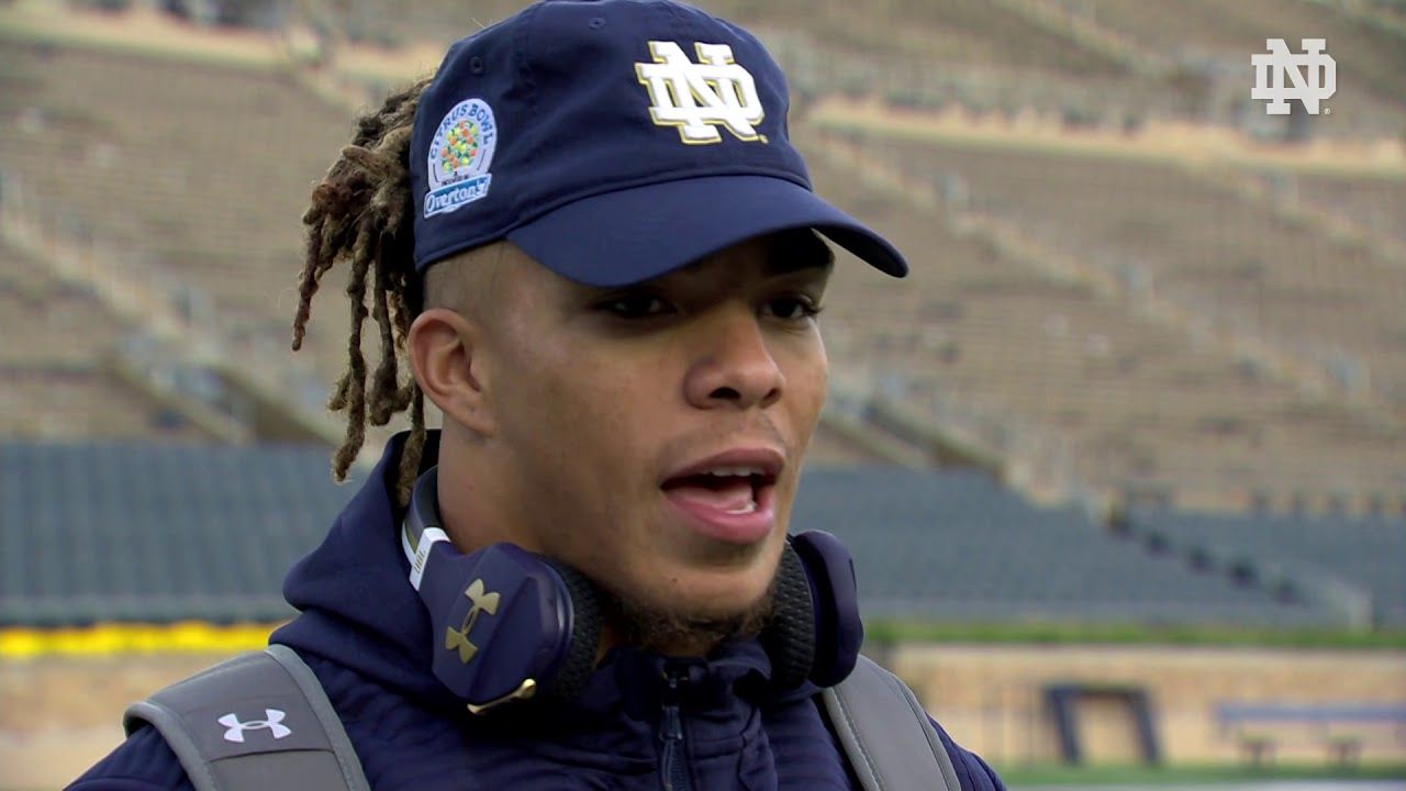 @NDFootball | Chase Claypool Post-Game Interview vs. Pittsburgh (2018)