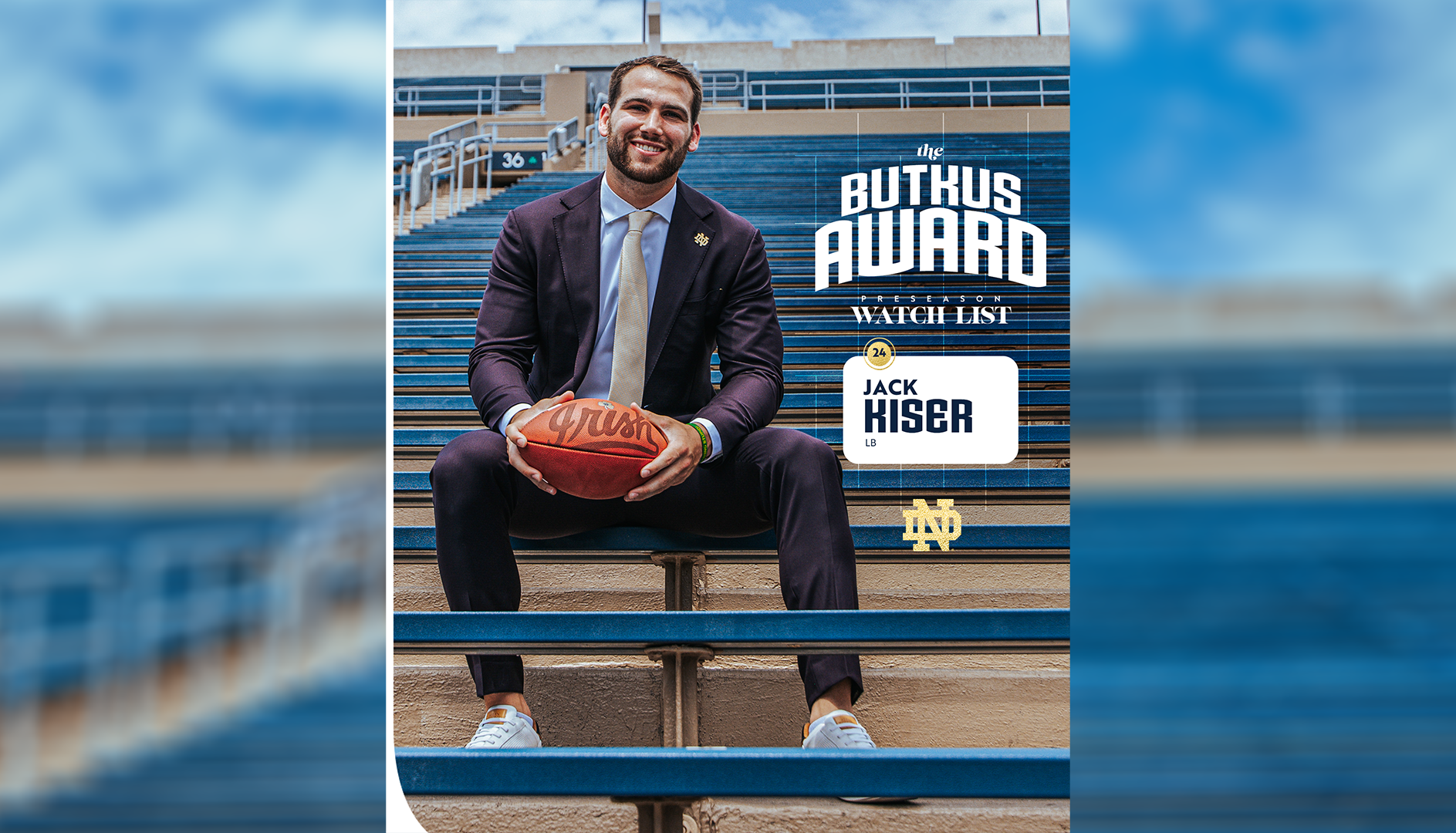 Kiser Earns Selection to 2024 Butkus Award Watch List Kiser Earns Selection to 2024 Butkus Award Watch List