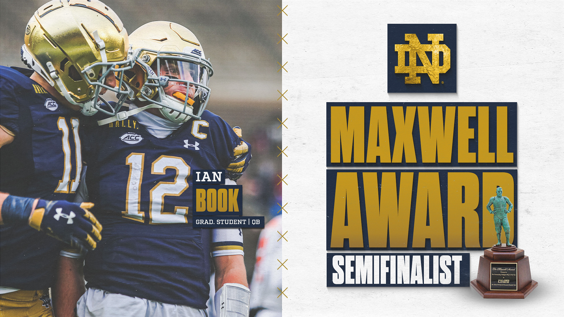 Book Tabbed As Semifinalist for Maxwell Award Book Tabbed As Semifinalist for Maxwell Award