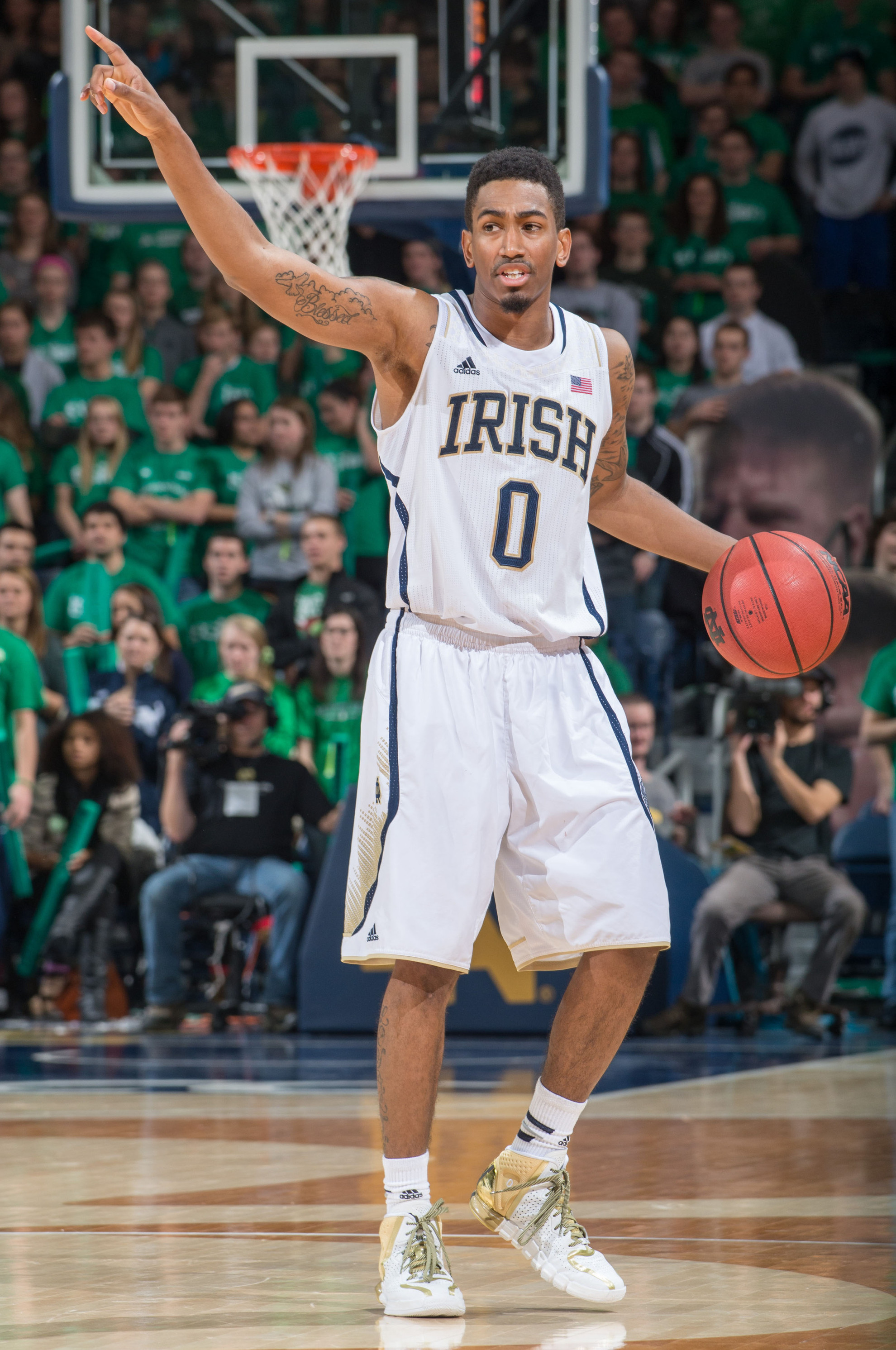 Irish Hit The Road Again To Face Florida State Senior captain Eric Atkins.
