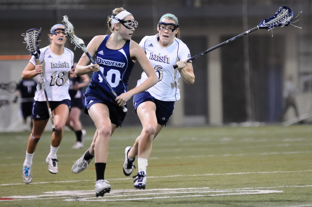 Notre Dame Women's Lacrosse vs. Duquesne on February 25th,2012