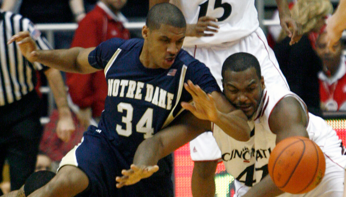 Notre Dame Battles but Falls Late to Cincinnati, 60-58 Notre Dame Cincinnati Basketball