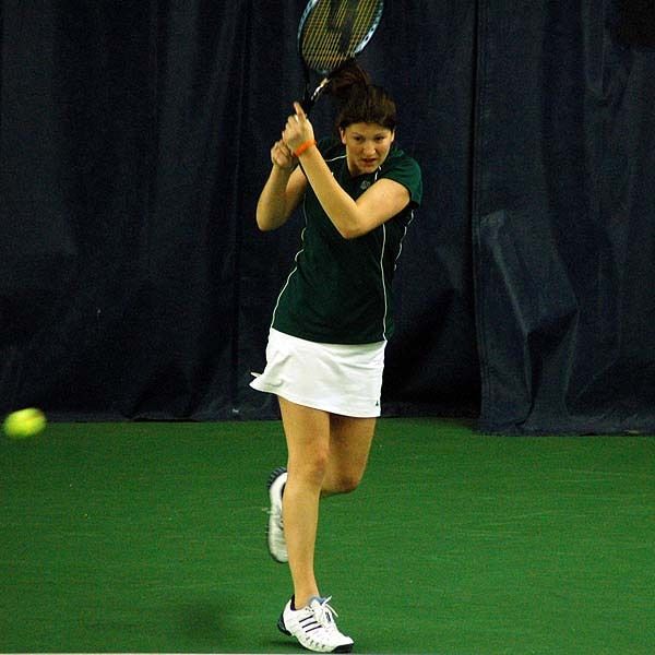 Kali Krisik advanced to the finals of the Midwest Regional Doubles Championship Sunday.