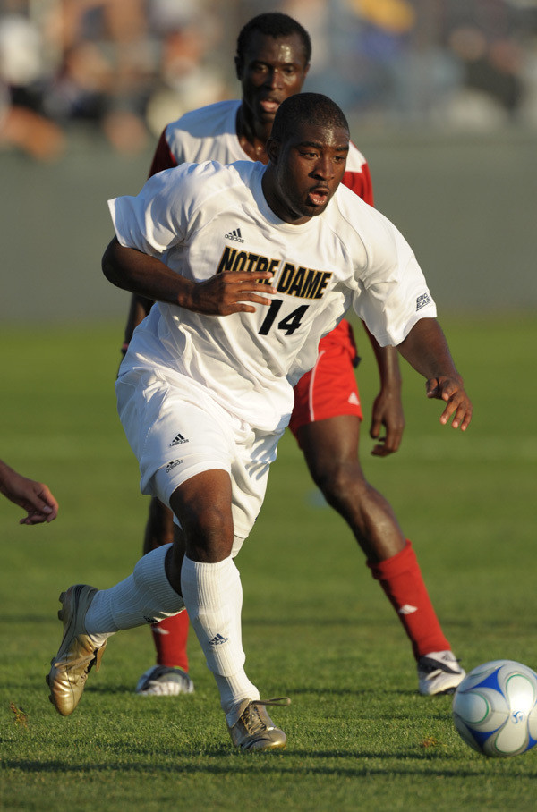 Notre Dame Fall Sports Preview: Men’s Soccer Senior forward Bright Dike earned first-team all-region and all-BIG EAST honors in 2008 after leading the conference in goals (12) and points (29).