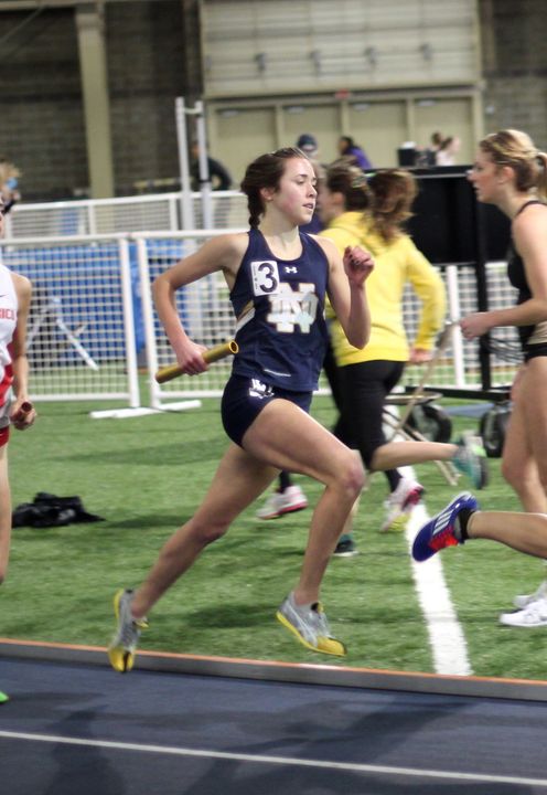 Junior Danielle Aragon anchored the women's distance medley relay, which posted the nation's fourth-best time Saturday based on marks entering the day.