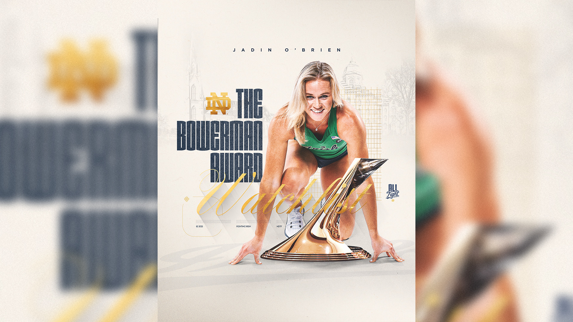 O’Brien Named to The Bowerman Watch List O’Brien Named to The Bowerman Watch List