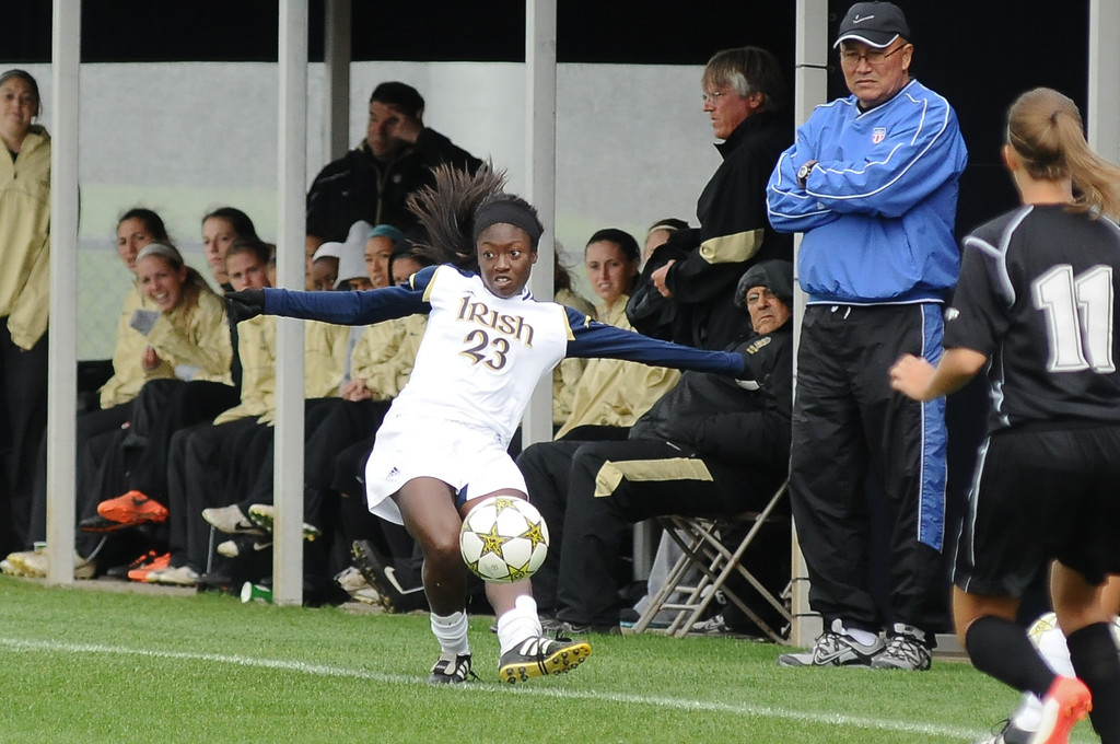 Notre Dame Women's Soccer vs Oakland on 09-23-2012