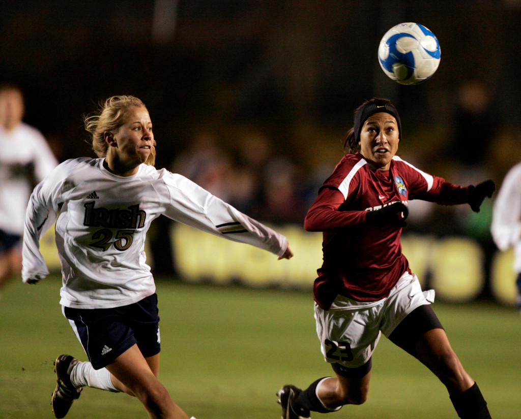 NCAA Women's College Cup semifinal vs. Stanford