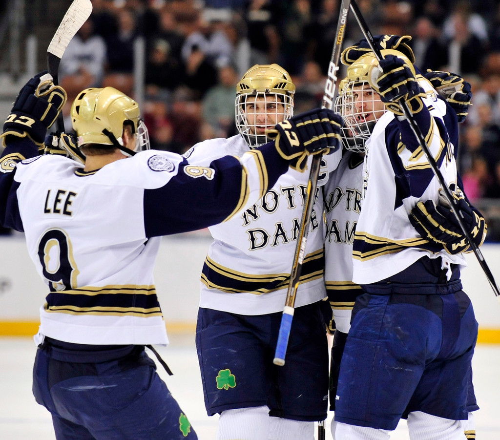 Irish Top New Hampshire 2-1 in NCAA Quarterfinals (AP)