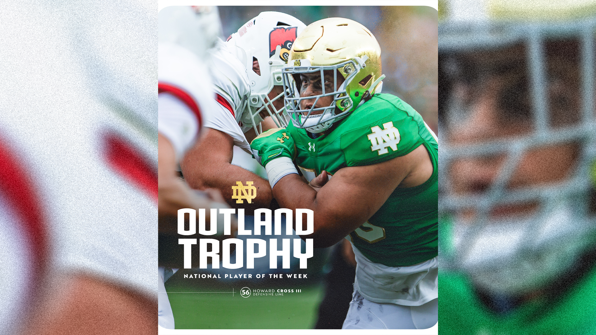 Cross III Named Outland Trophy National Player of the Week Cross III Named Outland Trophy National Player of the Week