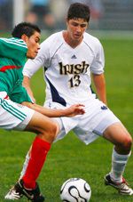 Cory Rellas and the Fighting Irish defeated the Mexico Under-20 National Team, 1-0, last spring.