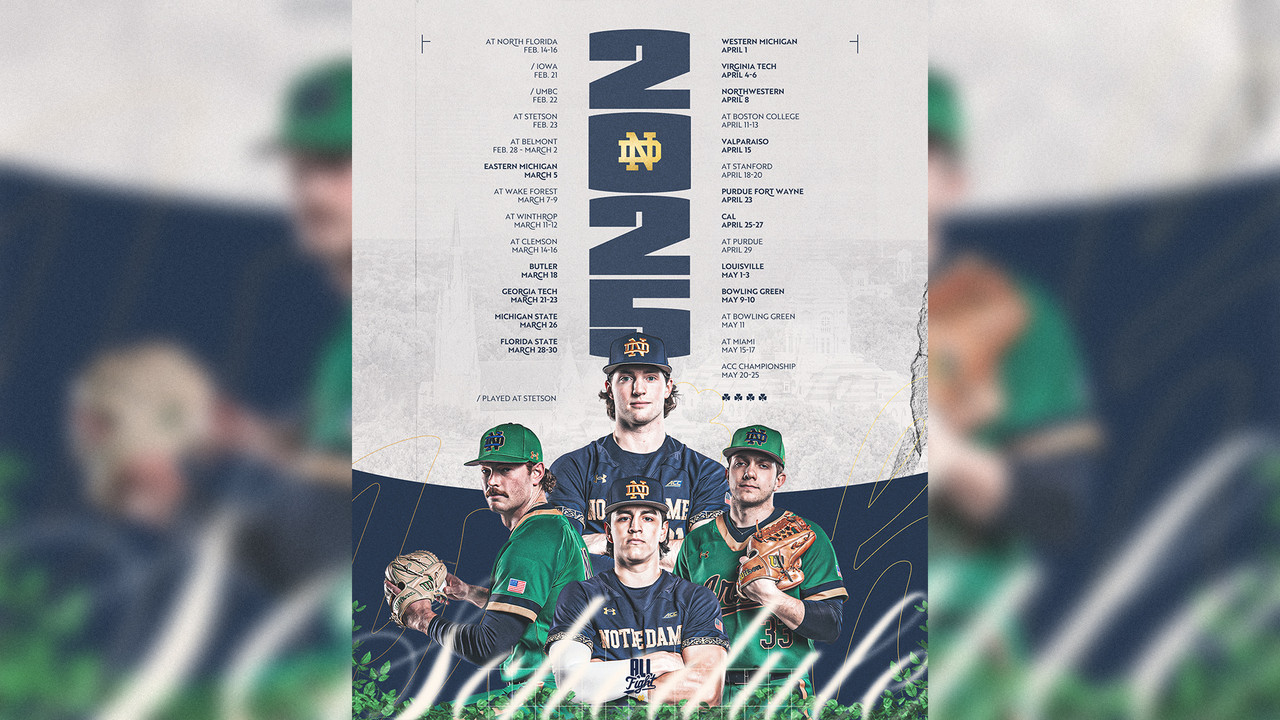 Irish Baseball Announces 2025 Schedule Notre Dame Fighting Irish