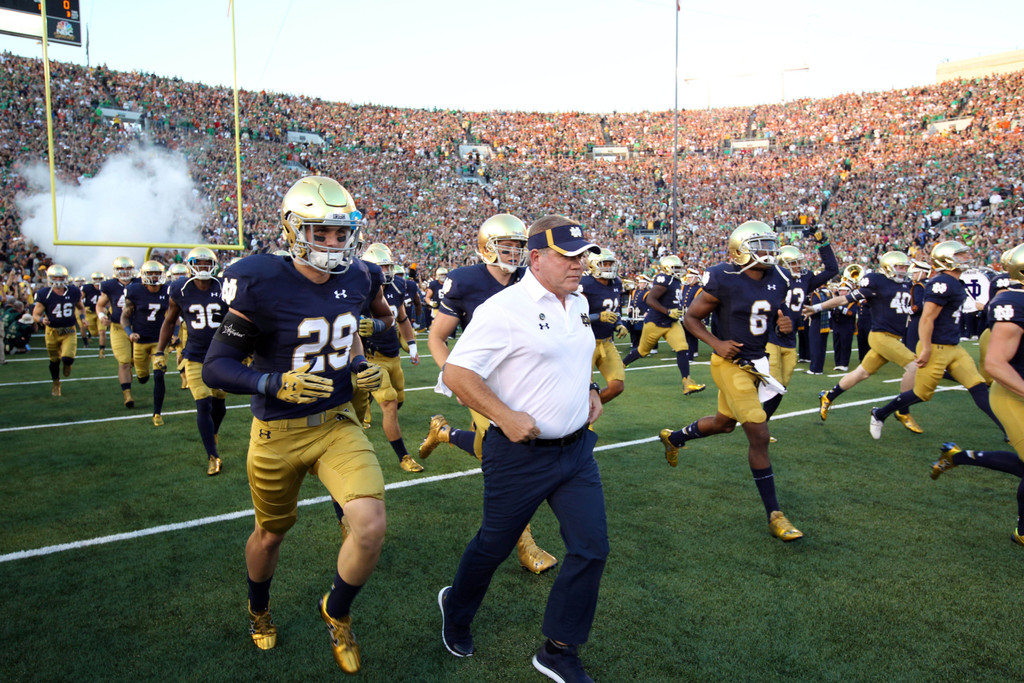 Notre Dame 38,  Texas 3