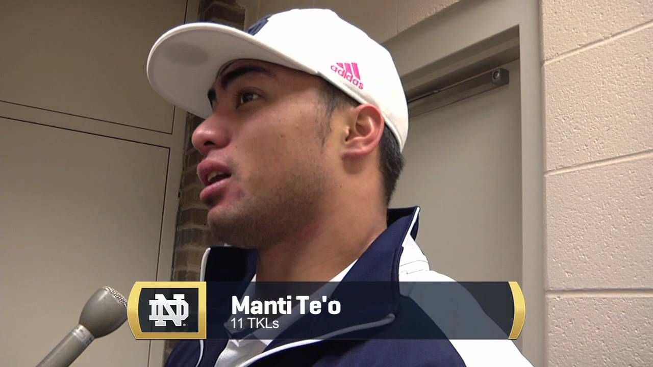 Players Post Stanford - Notre Dame Football