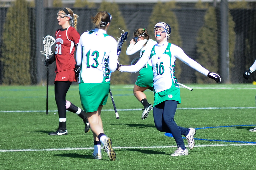 Notre Dame Women's Lacrosse vs Stanford on February 19, 2012