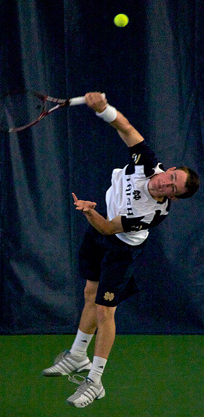 No. 29 Hoosiers Drop No. 28 Irish, 6-1 Sophomore Greg Andrews picked up the lone win for the Irish on Saturday.