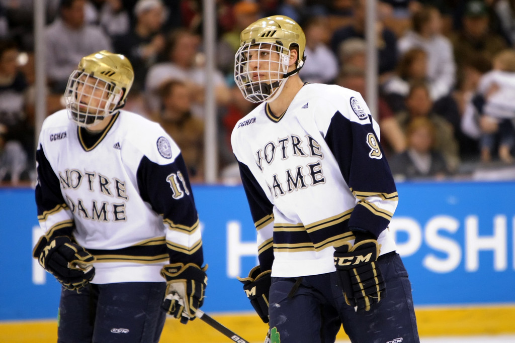 Irish Top New Hampshire 2-1 in NCAA Quarterfinals (AP)
