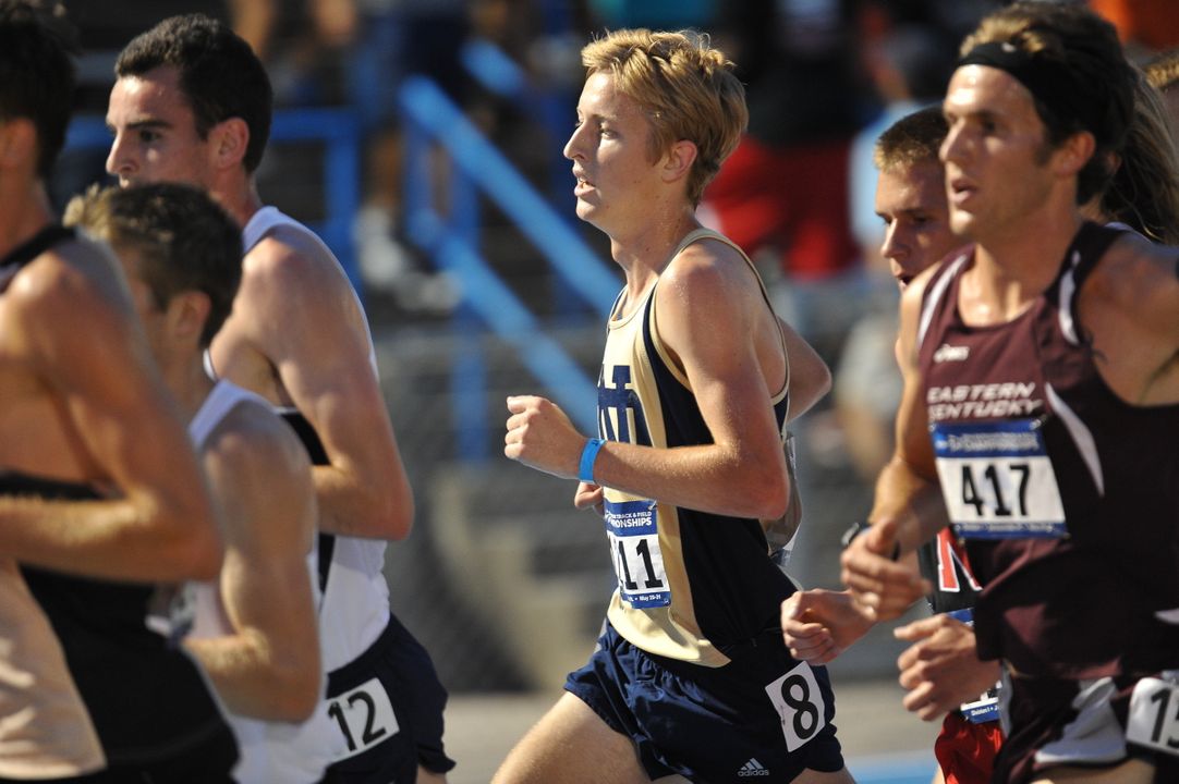 Graduate student Nick Happe qualified for the NCAA Championships in the men's 5k with a time of 14:15.04.