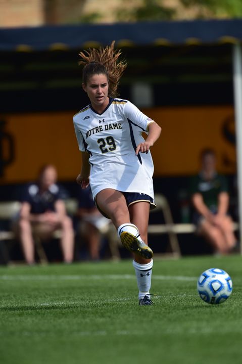 Freshman midfielder Taylor Klawunder scored a pair of goals to lead Notre Dame to a 4-1 win over the Mexico U-20 National Team last Friday at Alumni Stadium