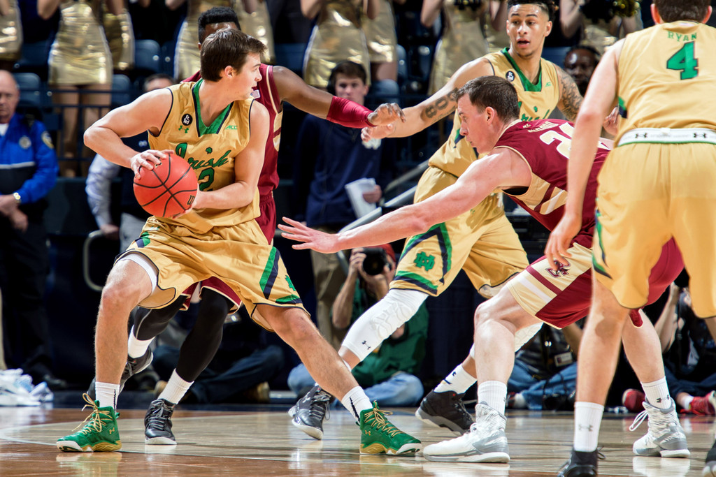 Notre Dame, 76 vs. Boston College, 49