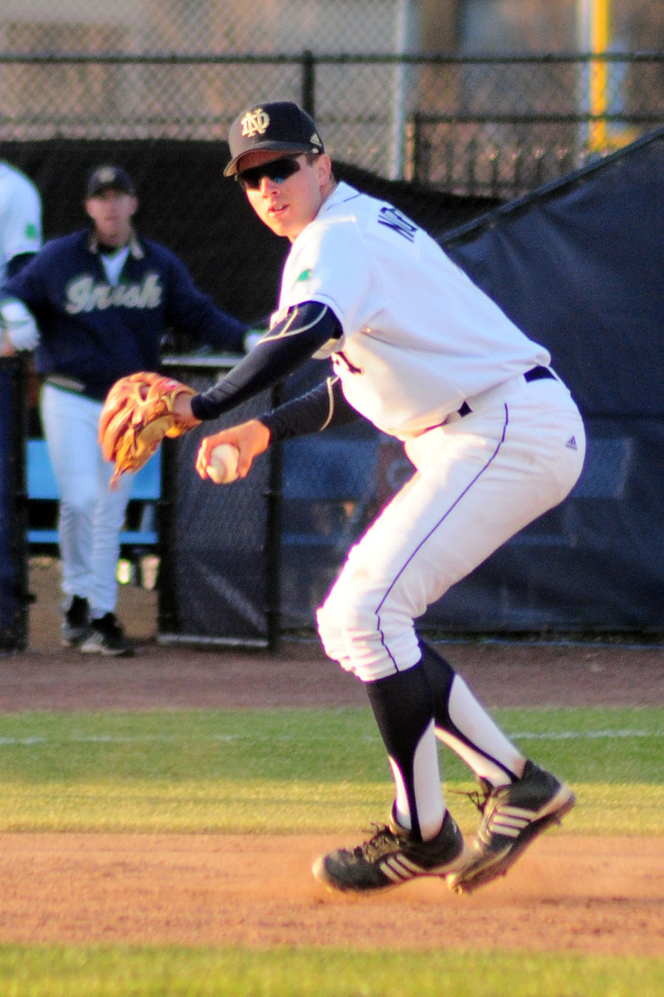 Irish Drop Second Game Of Series With Rutgers Freshman third baseman Adam Norton equals his career-best with three hits.