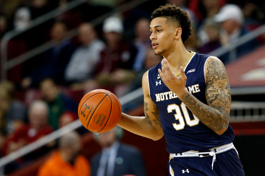 Notre Dame, 82 vs. Boston College, 54