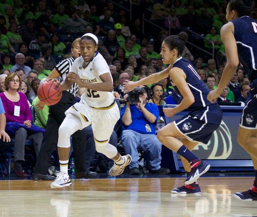 Notre Dame junior guard Jewell Loyd was named the ACC Player of the Week on Monday after averaging 29.0 points, 4.5 rebounds, 4.0 assists and 3.0 steals in two games against top-10 opponents last week.