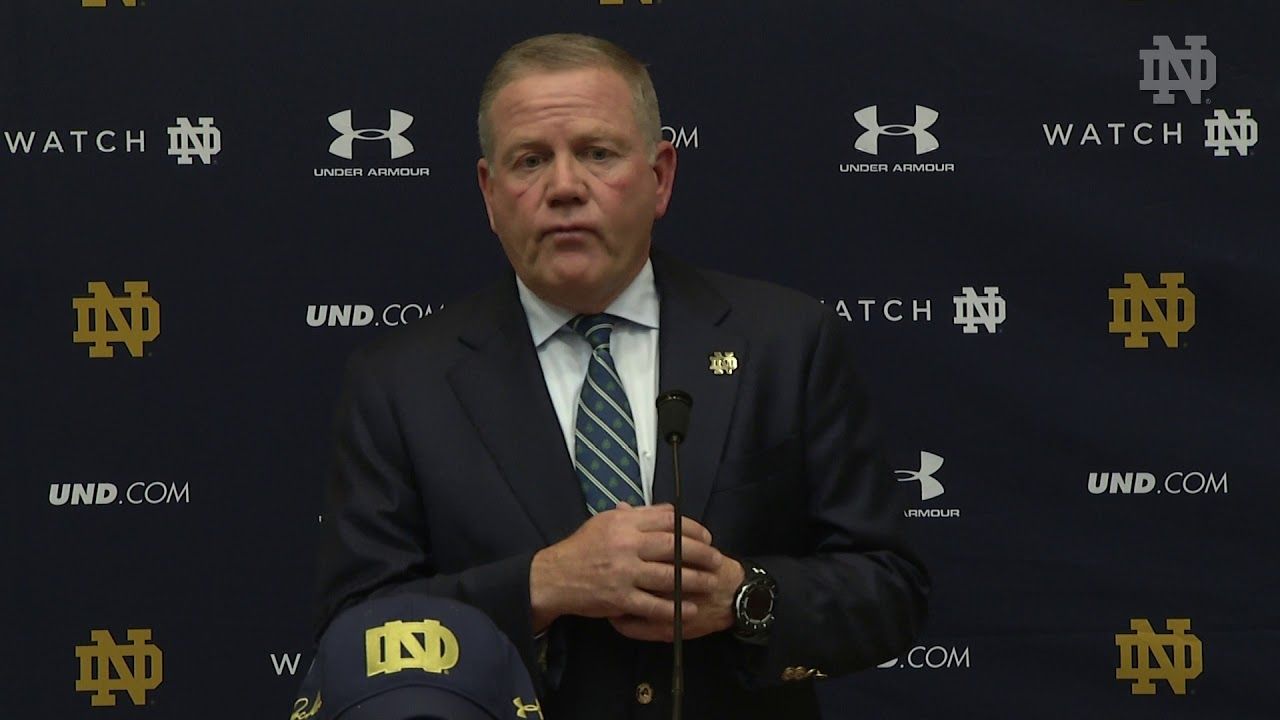 @NDFootball Brian Kelly Press Conference - Navy (2017)