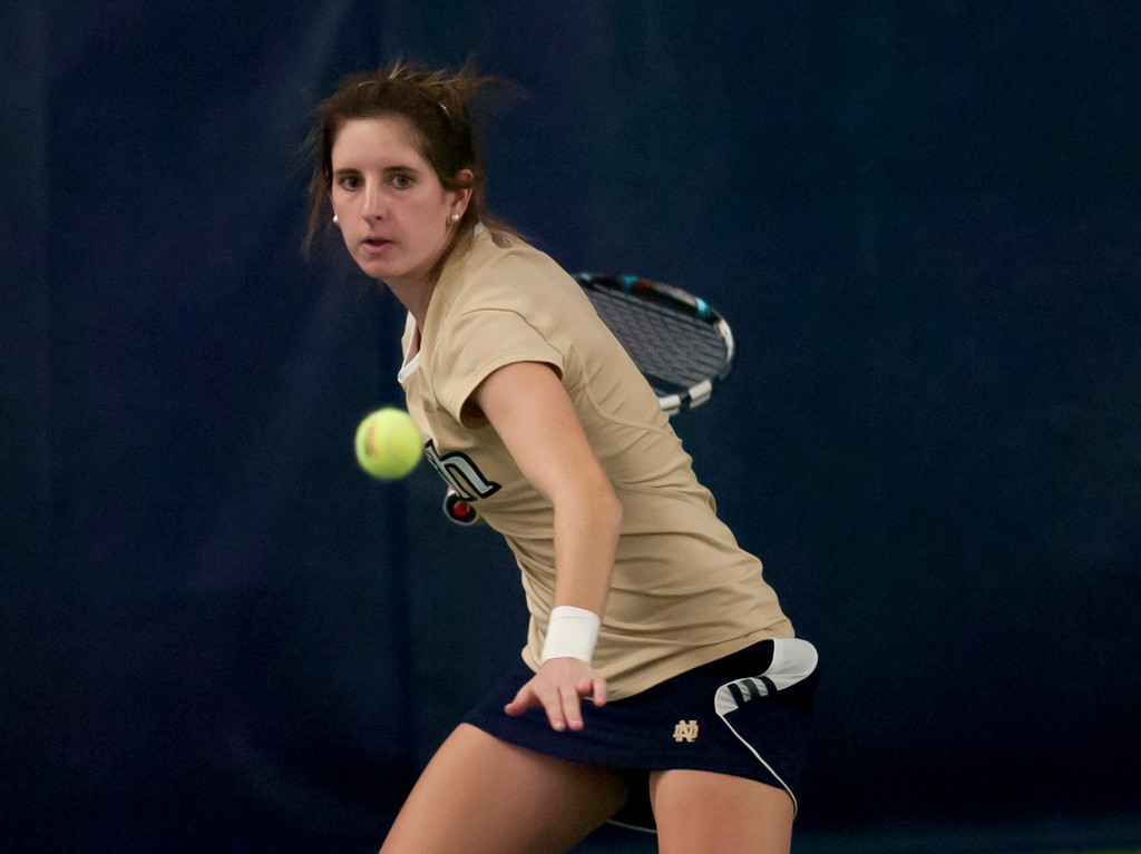 Notre Dame Women's Tennis vs Purdue 02-15-2013