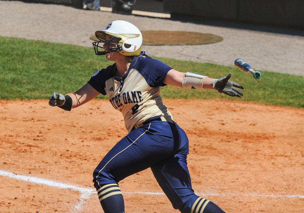 Junior Katey Haus smashed a grand slam during Notre Dame's five-run bottom of the sixth inning on Sunday against Florida State