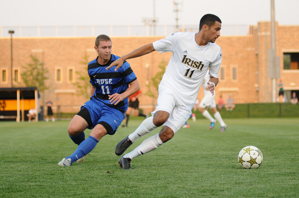 Notre Dame Men's Soccer vs Duke on 8-26-12
