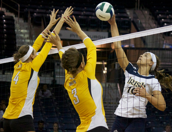 Golden Dome Invite Ends With Irish Victory Over Valparaiso Jeni Houser was named MVP of the Golden Dome Invitational.