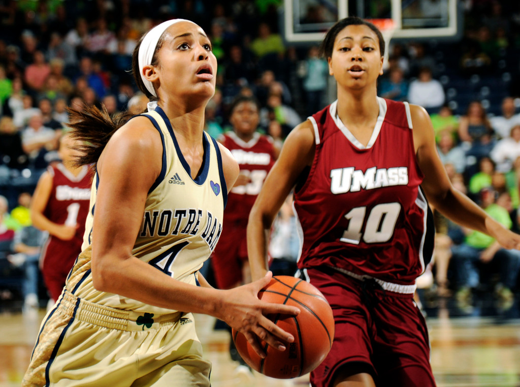 No. 7 Irish Dominate UMass in Home Opener, 94-50 (AP)