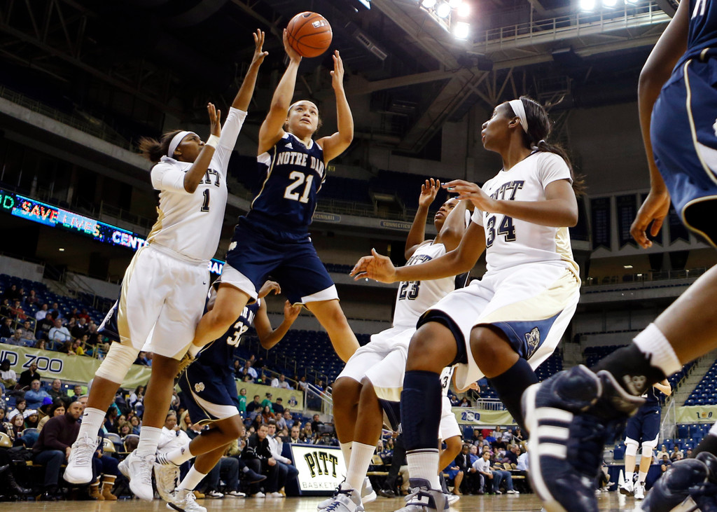 No. 2 Irish Overpower Pittsburgh, 73-47 (AP)