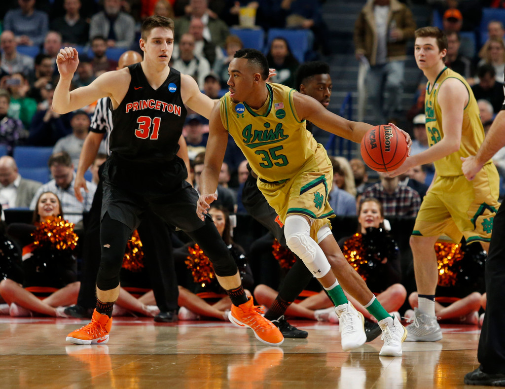 Notre Dame 60, Princeton 58