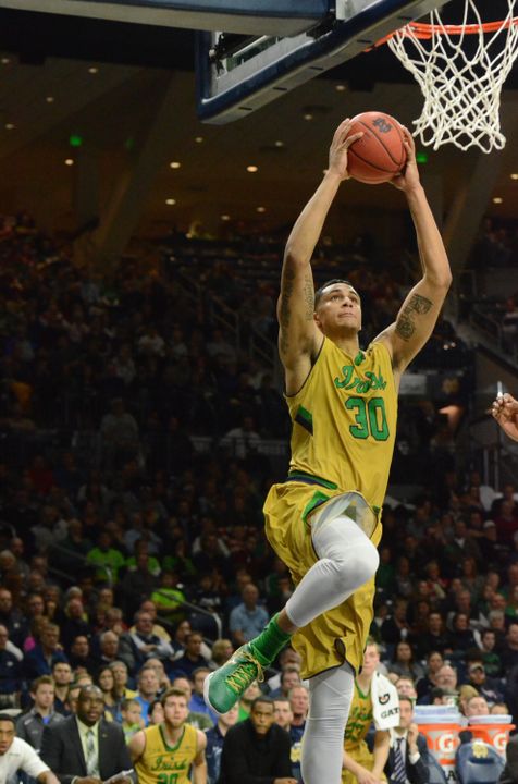 Zach Auguste helped lead the Fighting Irish to their first NCAA Championship Elite Eight appearance since 1979 in 2015.  In Notre Dame's four NCAA games, he averaged 16.8 ppg. and 8.3 rpg.