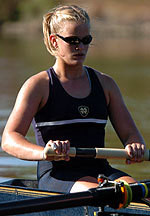 2005-06 Notre Dame Rowing Diary: Installment #2 – Irish Working Hard In Preparation For Upcoming Regatta Junior Pamela Jefson has helped lead the irish to two BIG EAST Rowing titles.