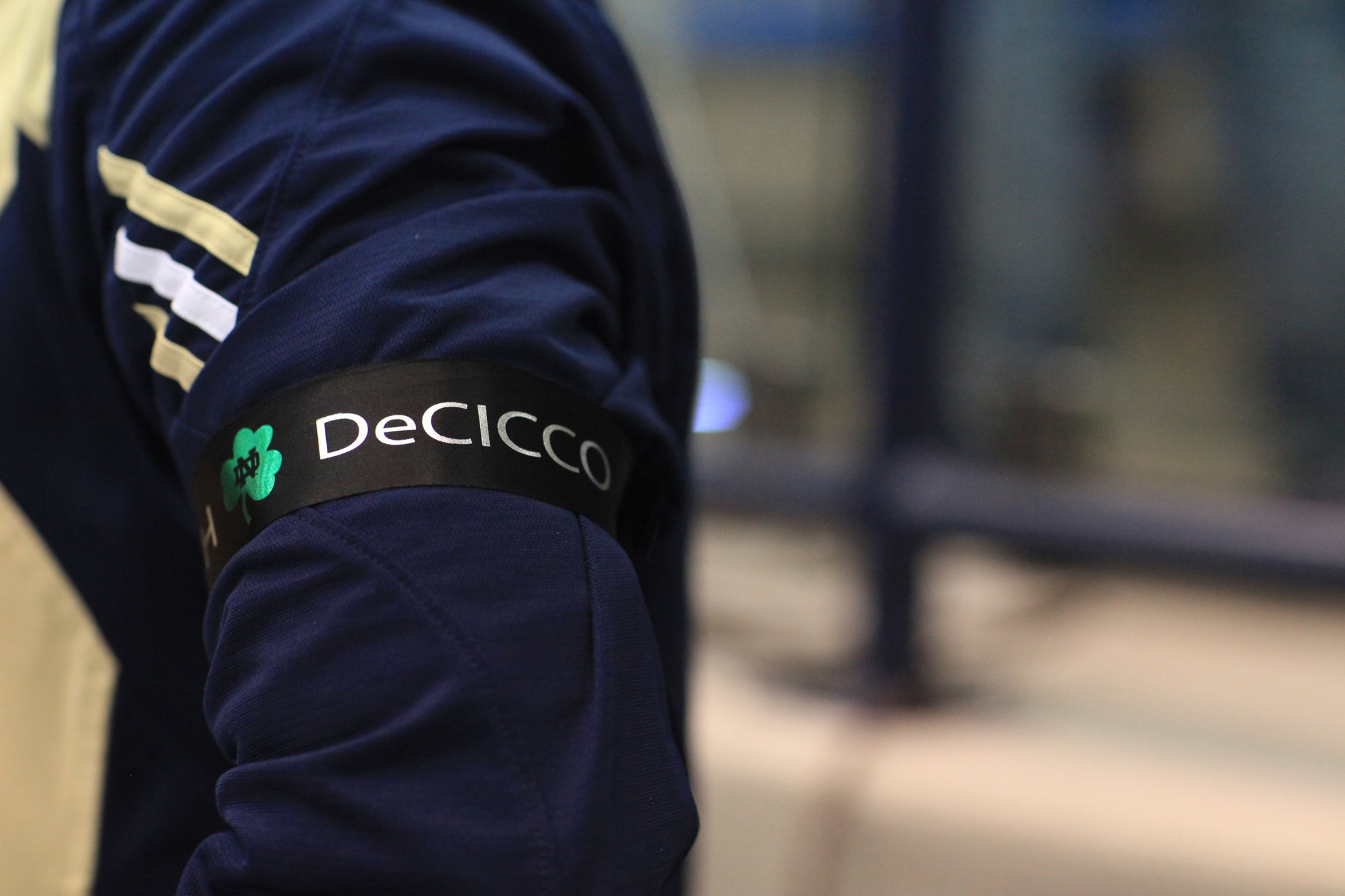 Notre Dame Hosts Newly Renamed DeCicco Duals, Posts Successful First Day Notre Dame's fencers all sported a commemorative Coach DeCicco armband at today's competition. The event, formerly known as the Notre Dame Duals, was renamed earlier this year in memory of the legendary Irish coach.