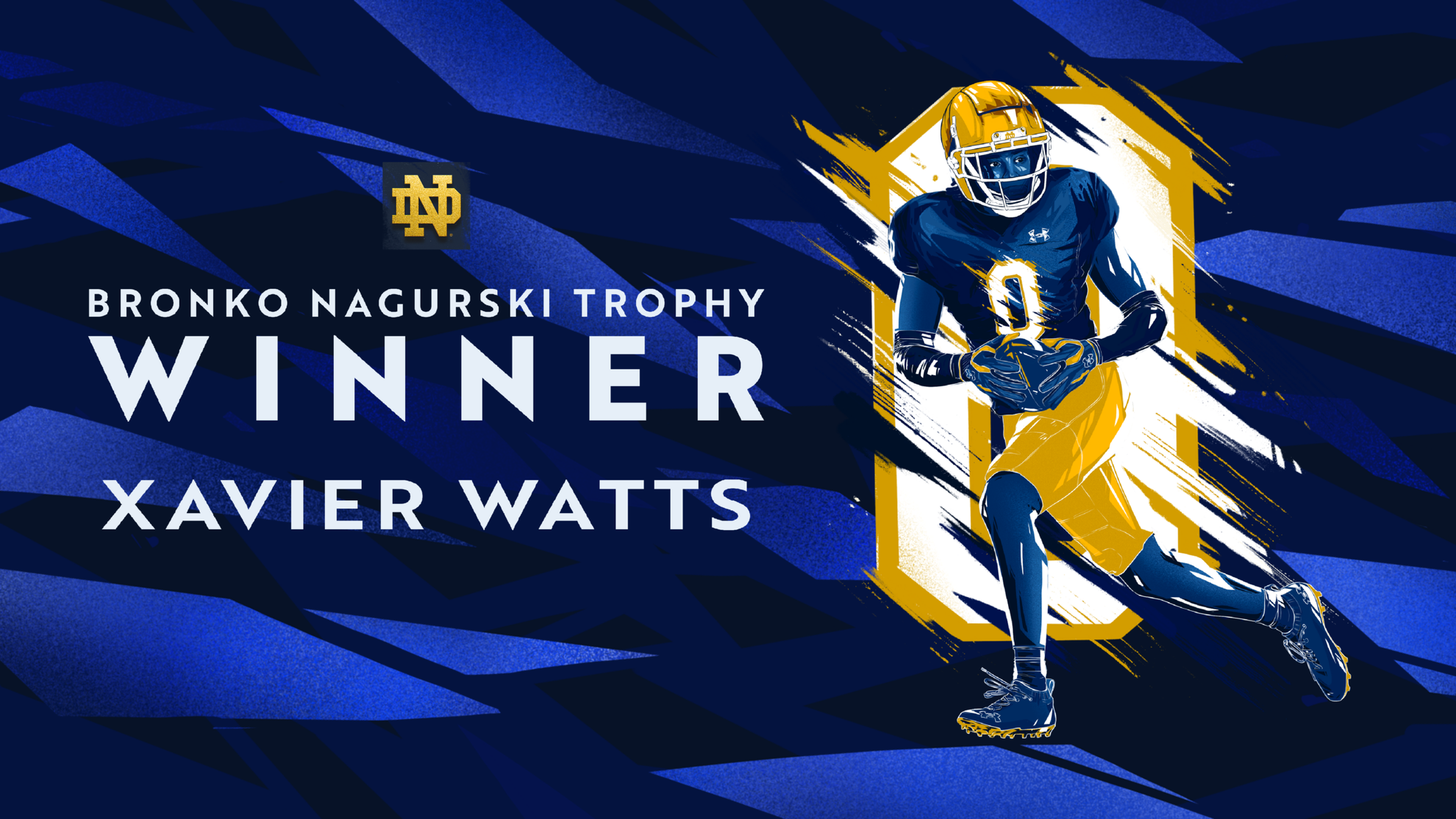 Xavier Watts Wins Bronko Nagurski Trophy Xavier Watts Wins Bronko Nagurski Trophy